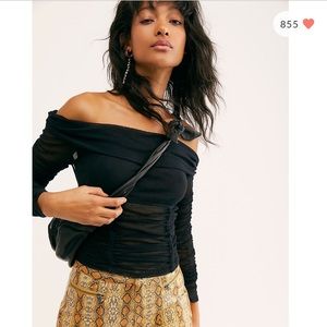 NWOT Free People Maxine Off the Shoulder Top